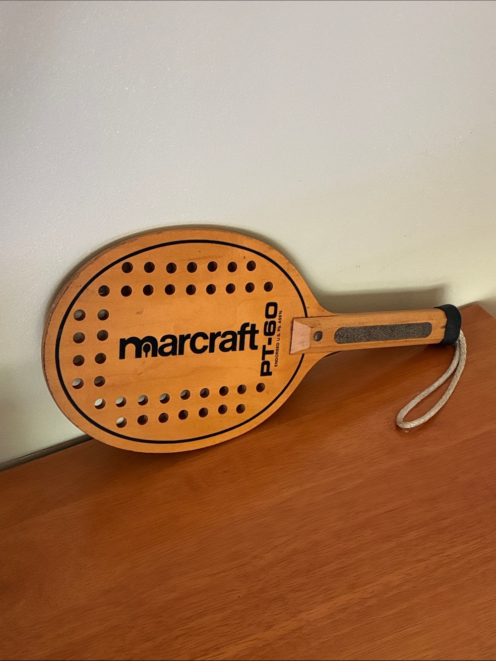 Marcraft PT-60 Wooden Paddle Racquetball Racquet